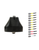 AntennaGear M611Q Enterprise Series 11-Lead Mobility M2M IoT MIMO 8 x Cellular 4G LTE CBRS 5G NR / GPS GNSS / Multi Band MIMO 2 x WiFi 6 Bolt Mount Antenna w/15ft Coax Cables - QMA