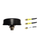 AntennaGear M470BMM Low-Profile Series 3-Lead Mobility M2M IoT MIMO 2 x Cellular 4G LTE CBRS 5G NR / GPS GNSS Bolt Mount Antenna w/15ft Coax Cables - MMCX