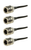 M79 | 4 Port Antenna | 4 x Cellular | N Female | QMA Male - Connector End Detail - 4 x N Female