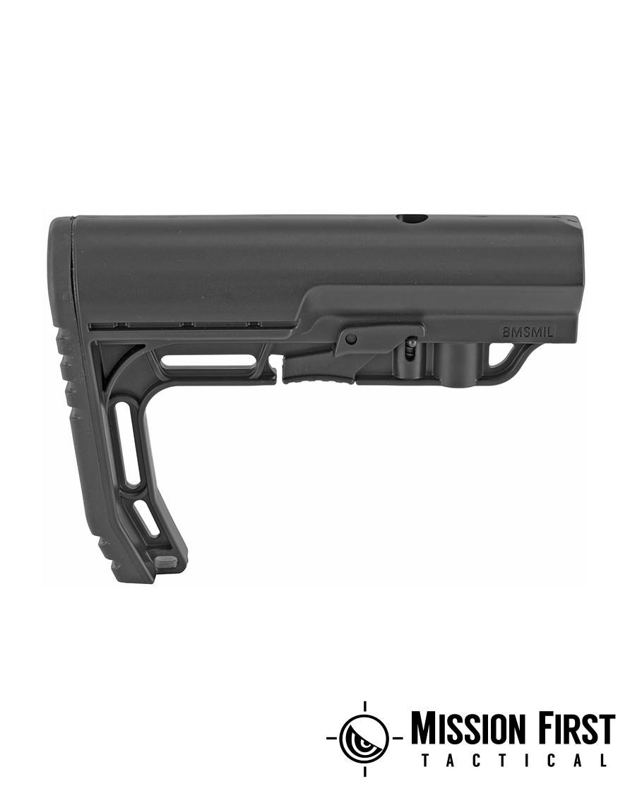 MFT Battlelink Buttstock ブラック BMSMIL-BL - MFT BATTLELINK Minimalist Stock - Mil Spec - Black