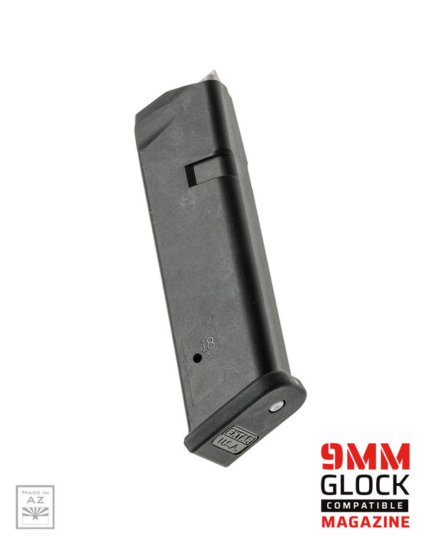 Extar EM9 18rd. Magazine 9x19mm G17 