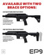 Extar EP9 6.5-inch 9mm Essentials Bundle, two configurations of tactical firearms with adjustable braces and integrated QD sockets for versatile use. Extar Stabilizer