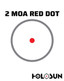  Holosun HS403B 2 MOA Red Dot w/ Shake Awake 