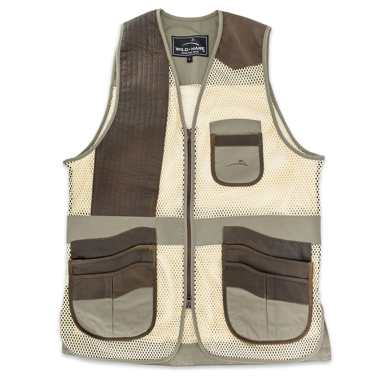 Range Vest, Leather and Mesh