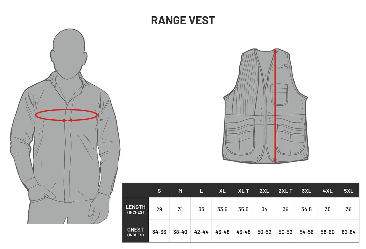 Range Vest, Leather and Mesh, Closeout