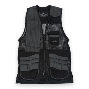 Range Vest, Leather and Mesh, Closeout