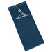 navy towel