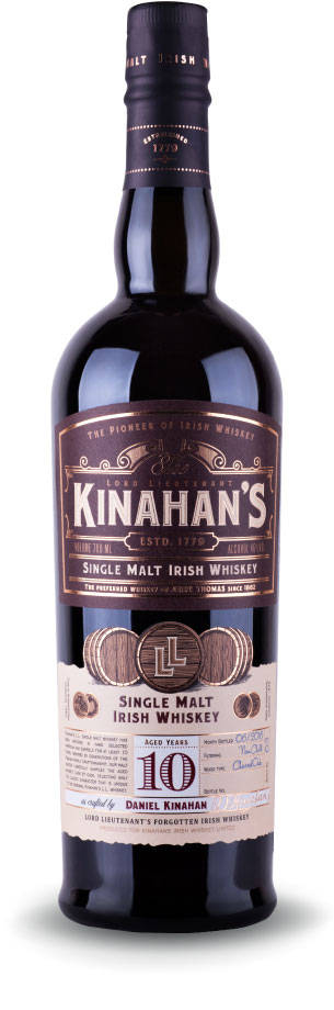 kinahans single malt 10 whiskey