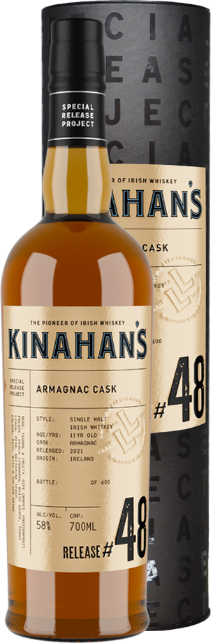 kinahans single malt irish whiskey special release armagnac cask