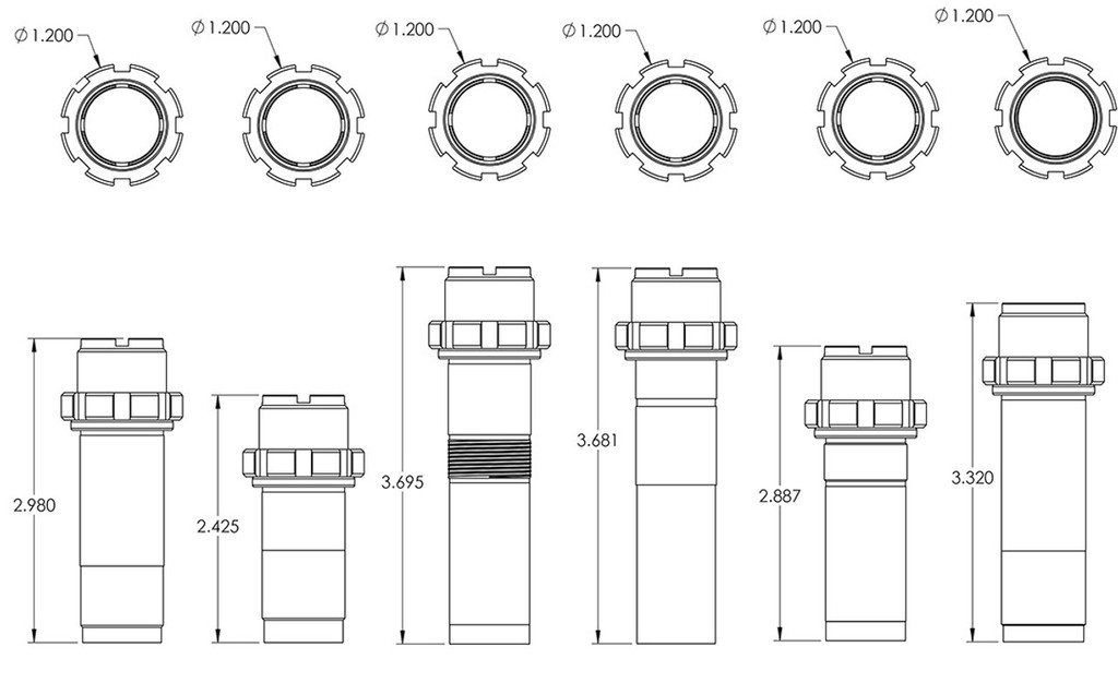 New YHM VICTRA‑12 Shotgun Suppressor – Modular 12ga Can with 6–12" Configurable Length, Choke Mount, 135 dB Rating, 2025 Release YHM-1200, 841812102816