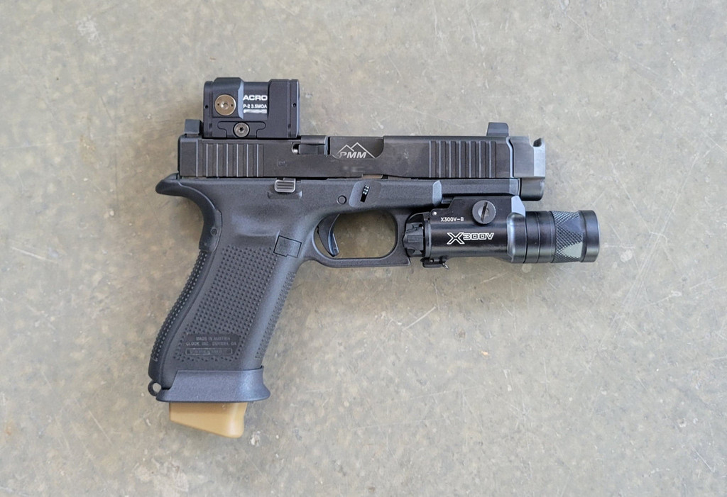 Glock, 19, g19, MOS, M.O.S., Semi-automatic, Compact, 9MM,  DLC Finish, Black, Ameriglo, Sights, 17 Rounds, 2 Magazines,  Aimpoint, ACRO, P-2, 764503059087, PA455S303MOS7A1, 764503034183, PA455S203MOS, EXCLUSIVE, FACTORY, MILL, TALL, SIGHTS, SUPRESSOR, HEIGHT, SUPPRESSOR, SILENCER, IRONS, AMERIGLO, TALO, P, 2, P-2, P2, INSTALLED, DEAD, CROW, DEFENSE, REDDIT, UA195S303MOS7A1, 764503059087, PA455S303MOS7A1