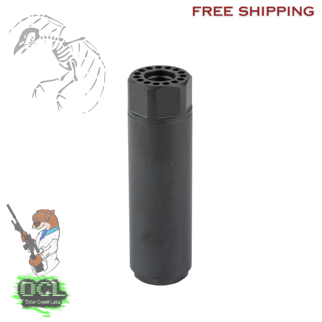 Otter Creek Labs Titanium K rimfire suppressor – lightweight titanium .22 LR suppressor, 1/2x28 direct thread, user-serviceable, compact K-can design, free shipping from dead crow defense in stock available limited run, 664533654217, TIK