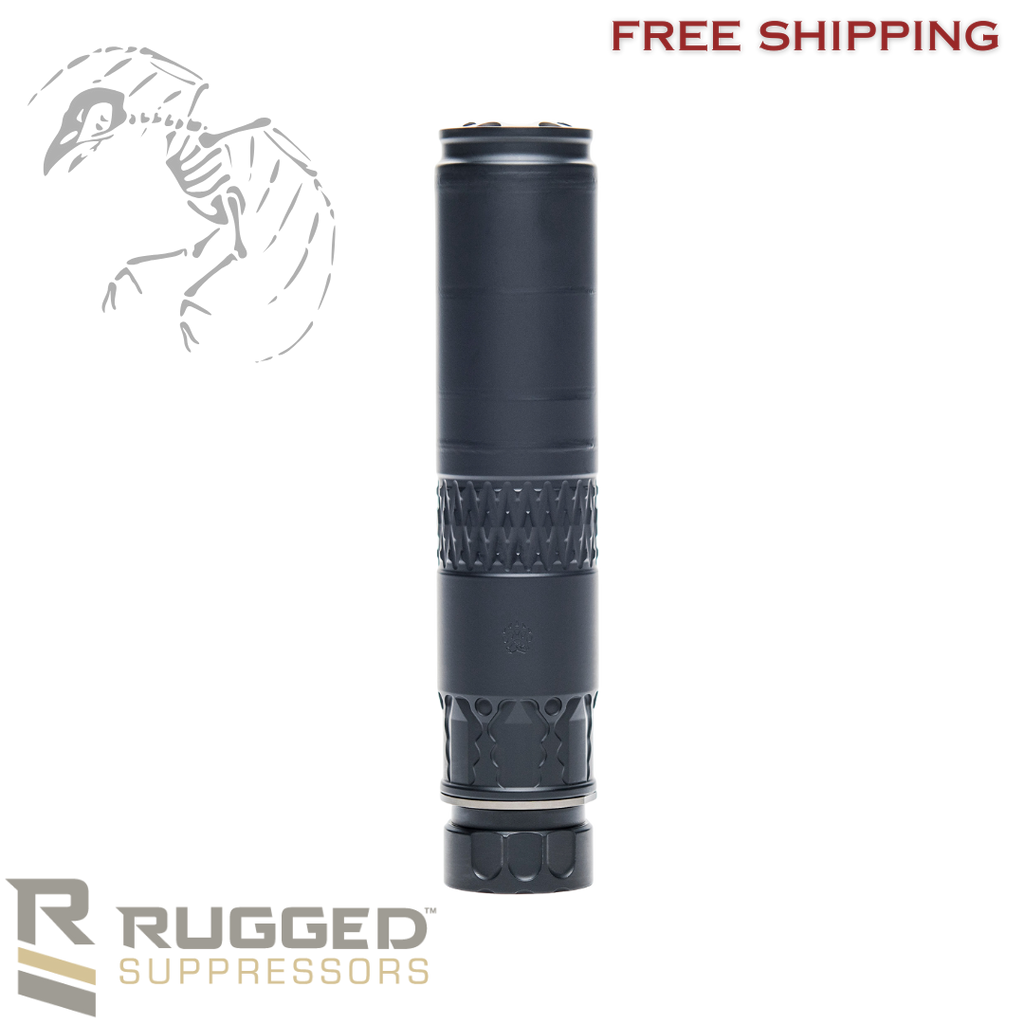 Rugged Suppressors Alaskan360 titanium rifle suppressor – multi-caliber suppressor rated from 5.56 to .338 Lapua, HUB compatible mount, lightweight hard-use design, AK360
UPC: 850044499007, in stock and available free shipping with dead crow defense, one suppressor for every gun