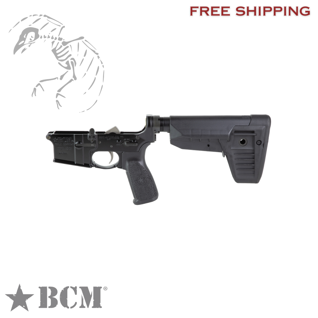 Bravo Company, Complete Lower Receiver, AR-15, Multi Caliber, Anodized Finish, Black, BCM SOPMOD, 7075 T6 Aluminum, Factory Cosmetic Blem, BCM, blemished, deal, BCMLRG-STK-MOD-1-SPMD-BLK-COSMO
UPC: 812526024435