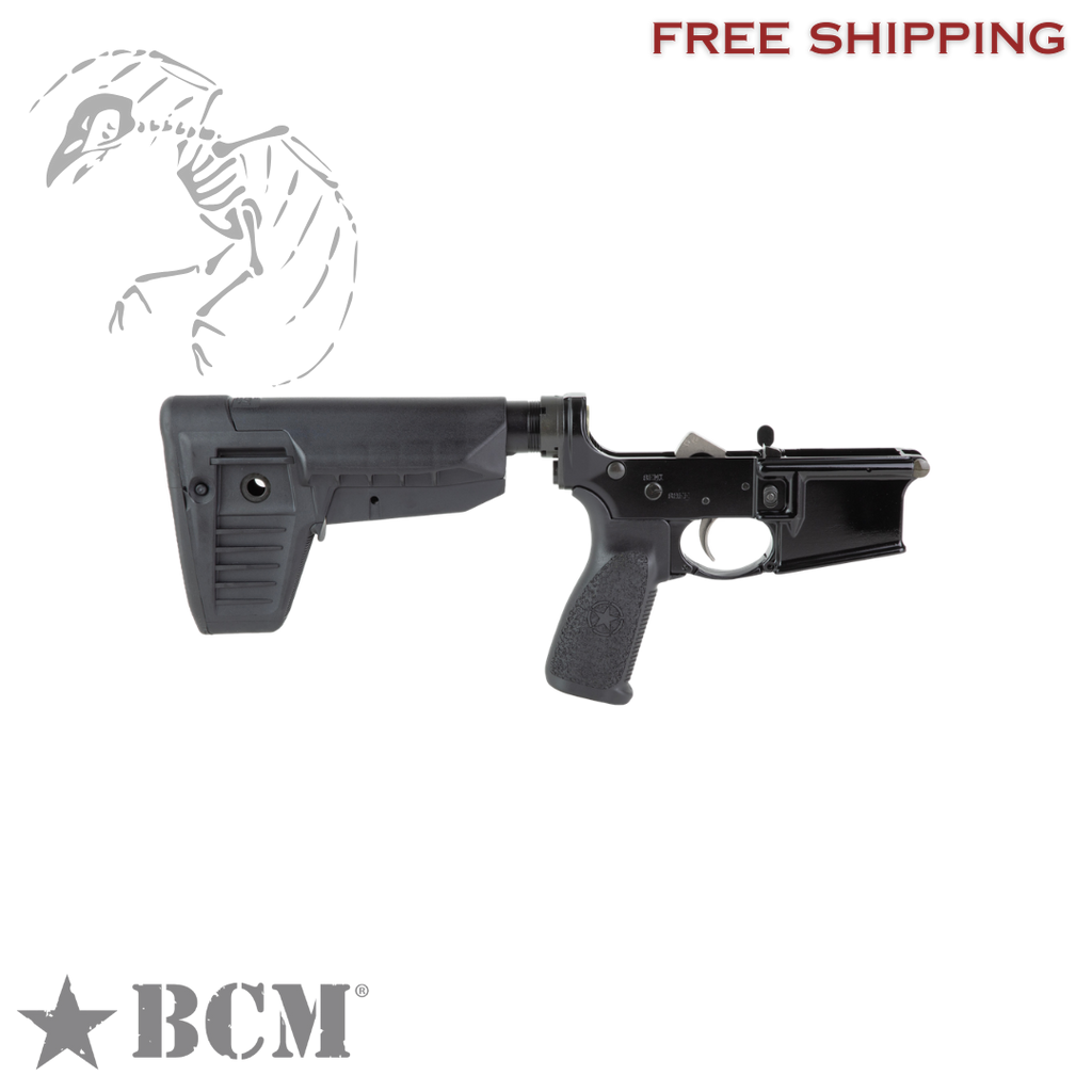 Bravo Company, Complete Lower Receiver, AR-15, Multi Caliber, Anodized Finish, Black, BCM SOPMOD, 7075 T6 Aluminum, Factory Cosmetic Blem, BCM, blemished, deal, BCMLRG-STK-MOD-1-SPMD-BLK-COSMO
UPC: 812526024435