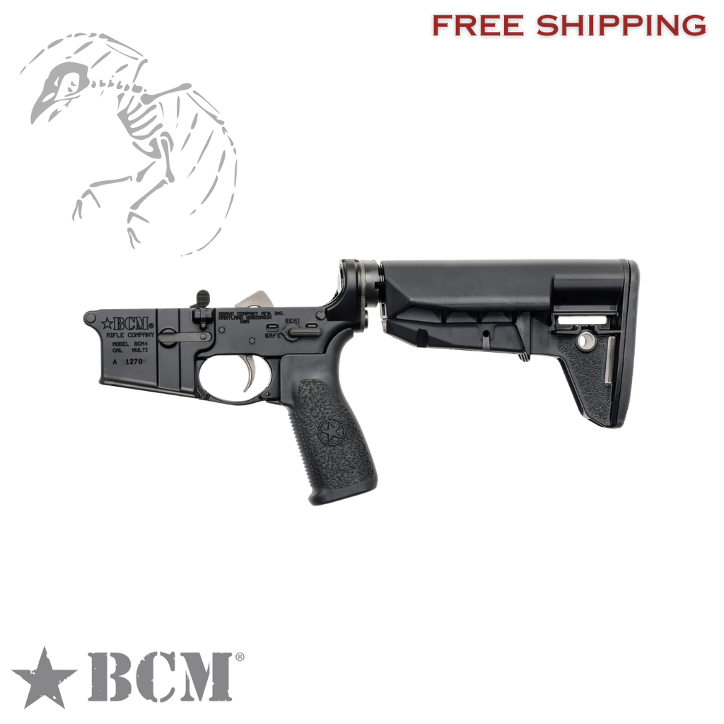 Bravo Company, Complete Lower Receiver, AR-15, Multi Caliber, Anodized Finish, Black, BCM MK2 Recoil Mitigation System, BCM SOPMOD 2 Widebody Stock, 7075 T6 Aluminum, Factory Cosmetic Blem, BCMLRG-RMS-STK-MOD-2-SPMD-BLK-COSMO
UPC: 812526024374