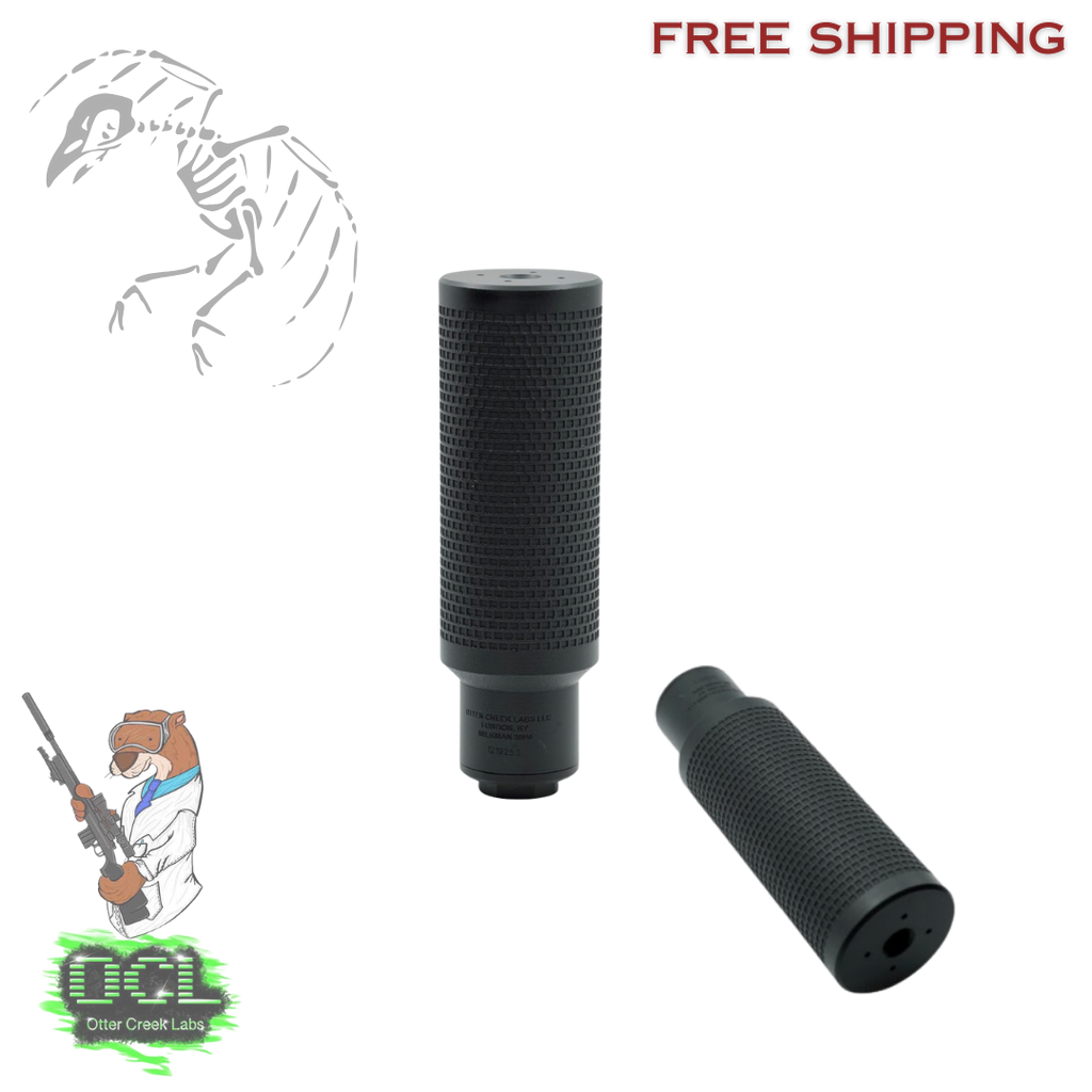 Otter Creek Labs Milkman suppressor new 2025 release lightweight rifle silencer designed for hunting and precision rifles, 9mm, PCC, SMG, Full auto rated new suppressor from Otter Creek OCL MILKMAN 664533654231