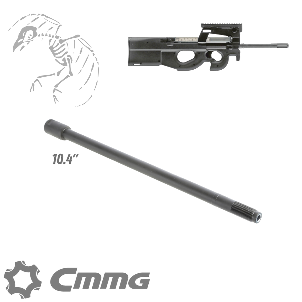 CMMG, Barrel, 5.7x28mm, 10.4" Barrel, 1:9 Twist, Fits PS90, Black

10.4"
4140 Chrome Moly
Salt Bath Nitride Finish
1:9 Twist
5.7x28 Chamber
Threaded M12x1.0 LH, 57DF1C7
UPC: 815835017082