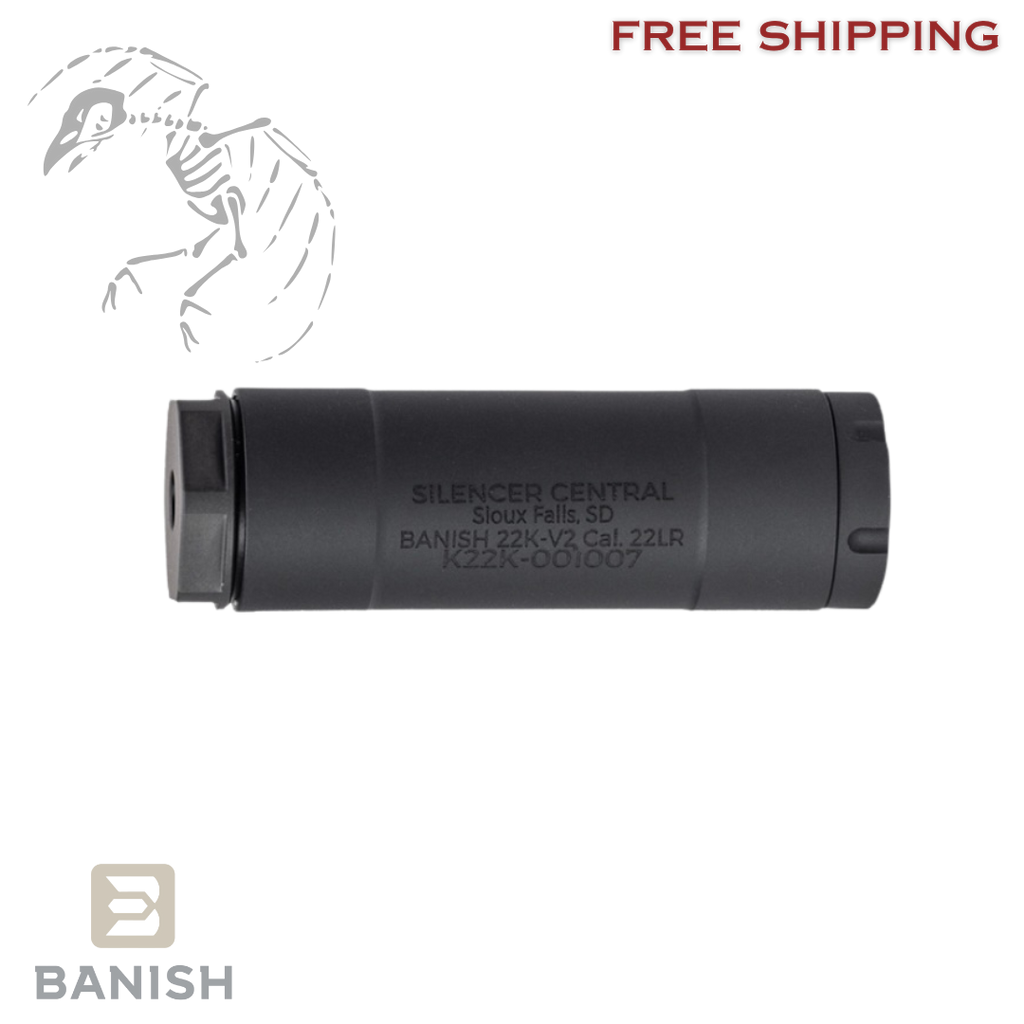 Banish 22K V2 - .22 Suppressor