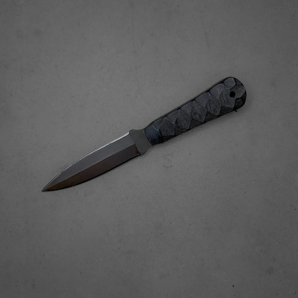 Winkler defense dagger knife black laminate with sheath used for sale available