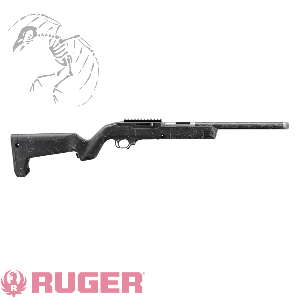 Ruger 10/22 carbon fiber takedown rifle with 16 inch threaded barrel and Magpul Backpacker stock lightweight packable .22 LR rifle, new, 32034
UPC: 736676320349