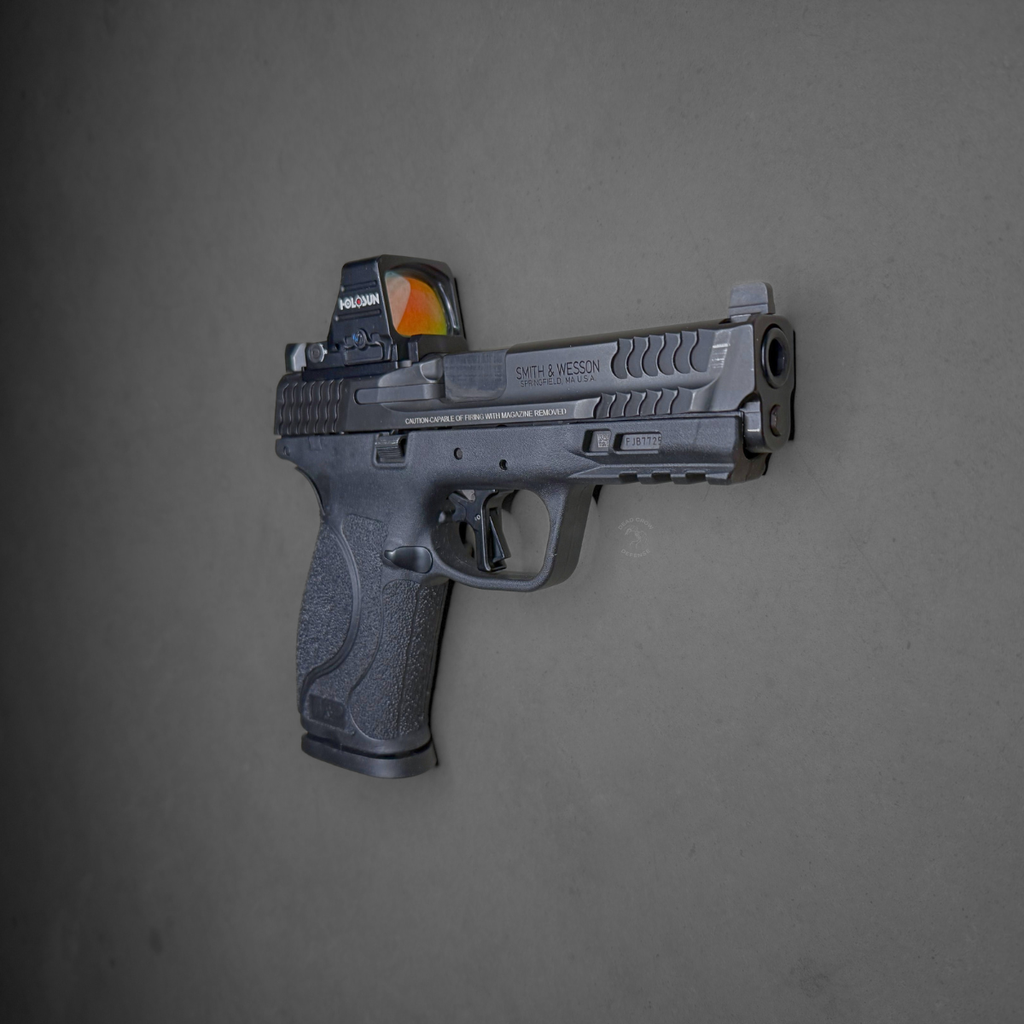 used deal package smith and Wesson m&p 2.0 9mm handgun with optic holster and 10 magazines dead crow defense gear room deals