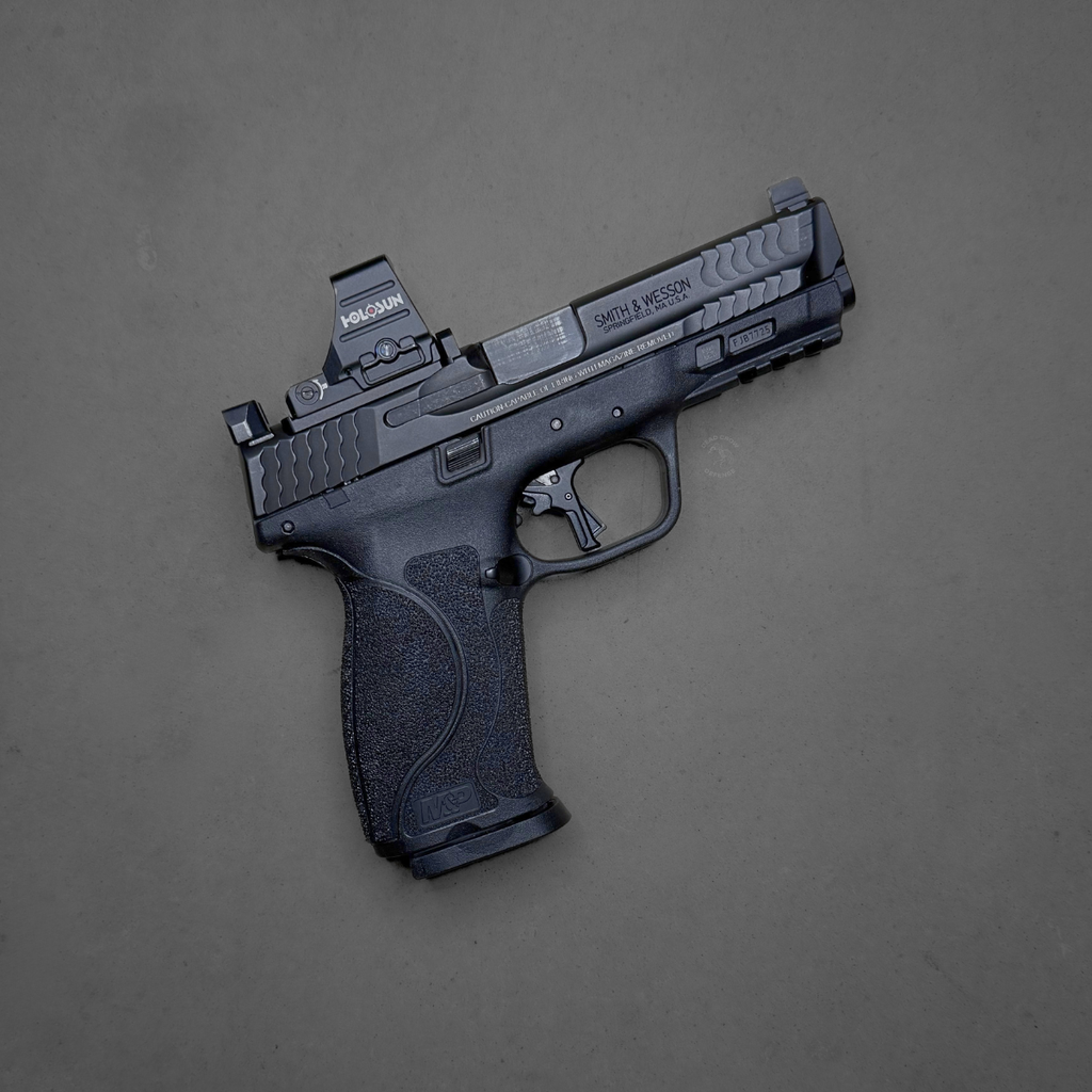 used deal package smith and Wesson m&p 2.0 9mm handgun with optic holster and 10 magazines dead crow defense gear room deals