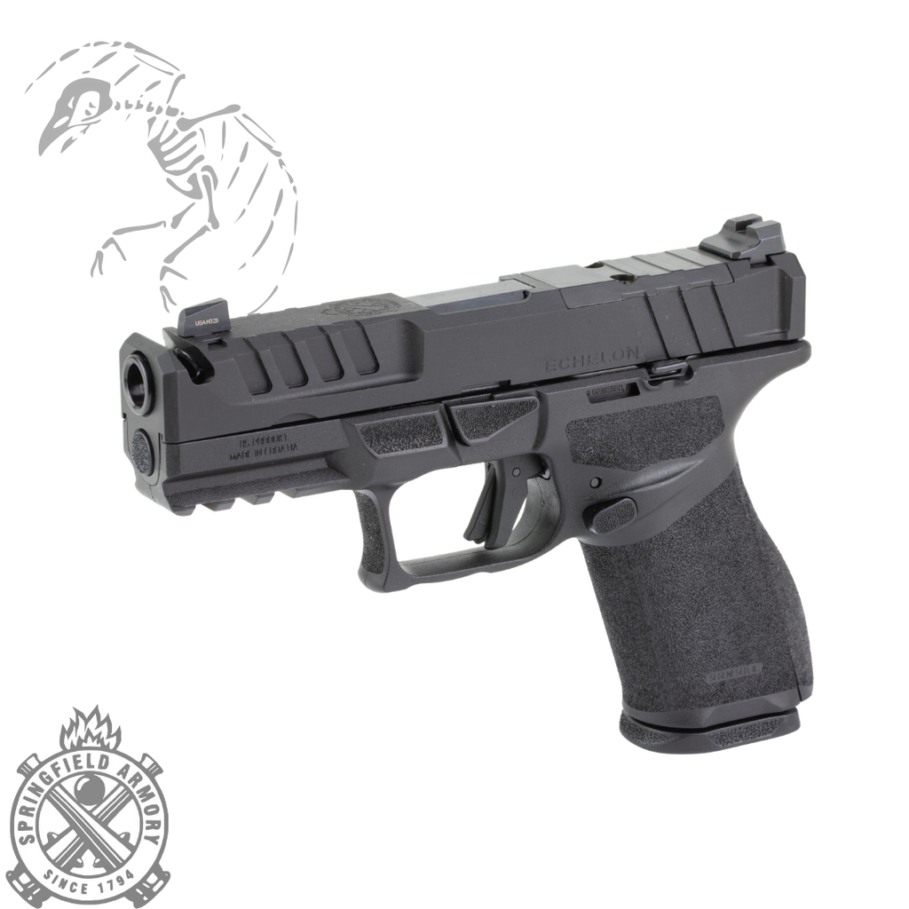 Springfield Echelon Comp 4.0 compact Size in stock available optic ready handgun shipping nationwide to your FFL from Dead Crow Defense, the most reputable and dependable customer friendly online firearms store in America
SPEC9409B-U-COMP
UPC: 706397982553, SPEC9409BLC-U-COMP
UPC: 706397982577