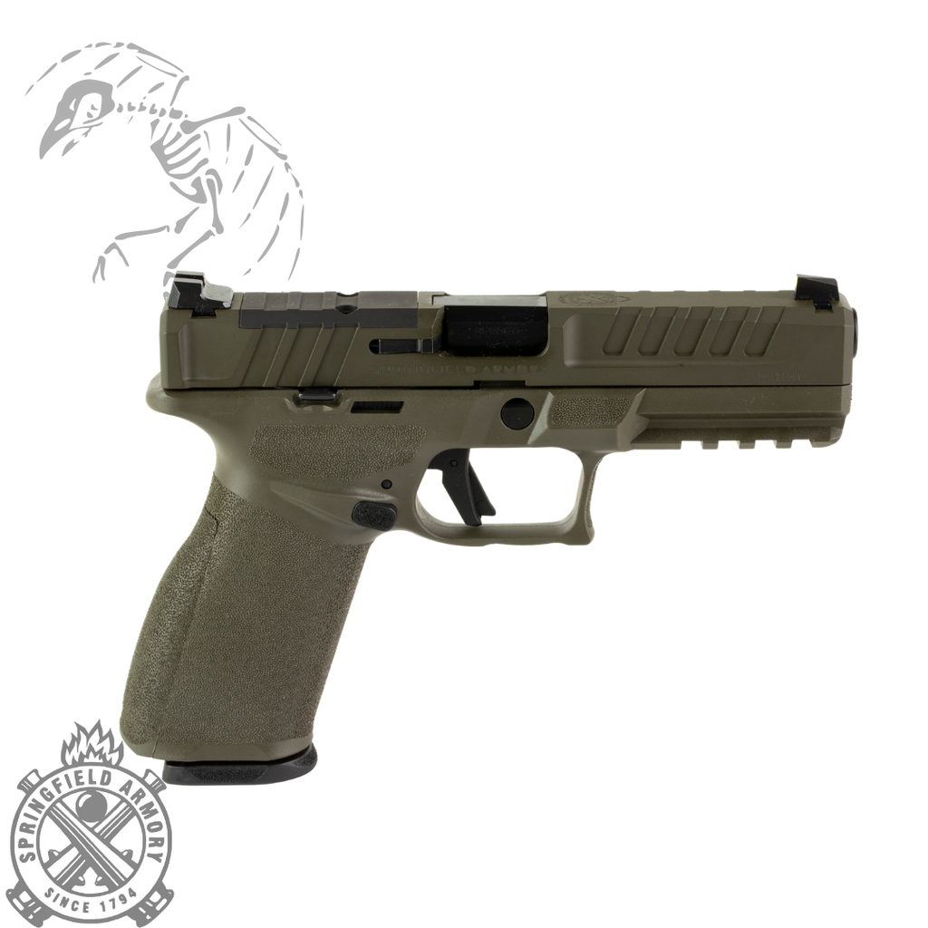 Springfield Echelon 4.5 full size ODG Olive Drab Green OD Green 4.5 inch Size in stock available optic ready handgun shipping nationwide to your FFL from Dead Crow Defense, the most reputable and dependable customer friendly online firearms store in America
706397978549	SPEC9459G-U
706397979102	SPEC9459G-U-15
706397979126	SPEC9459GLC-U