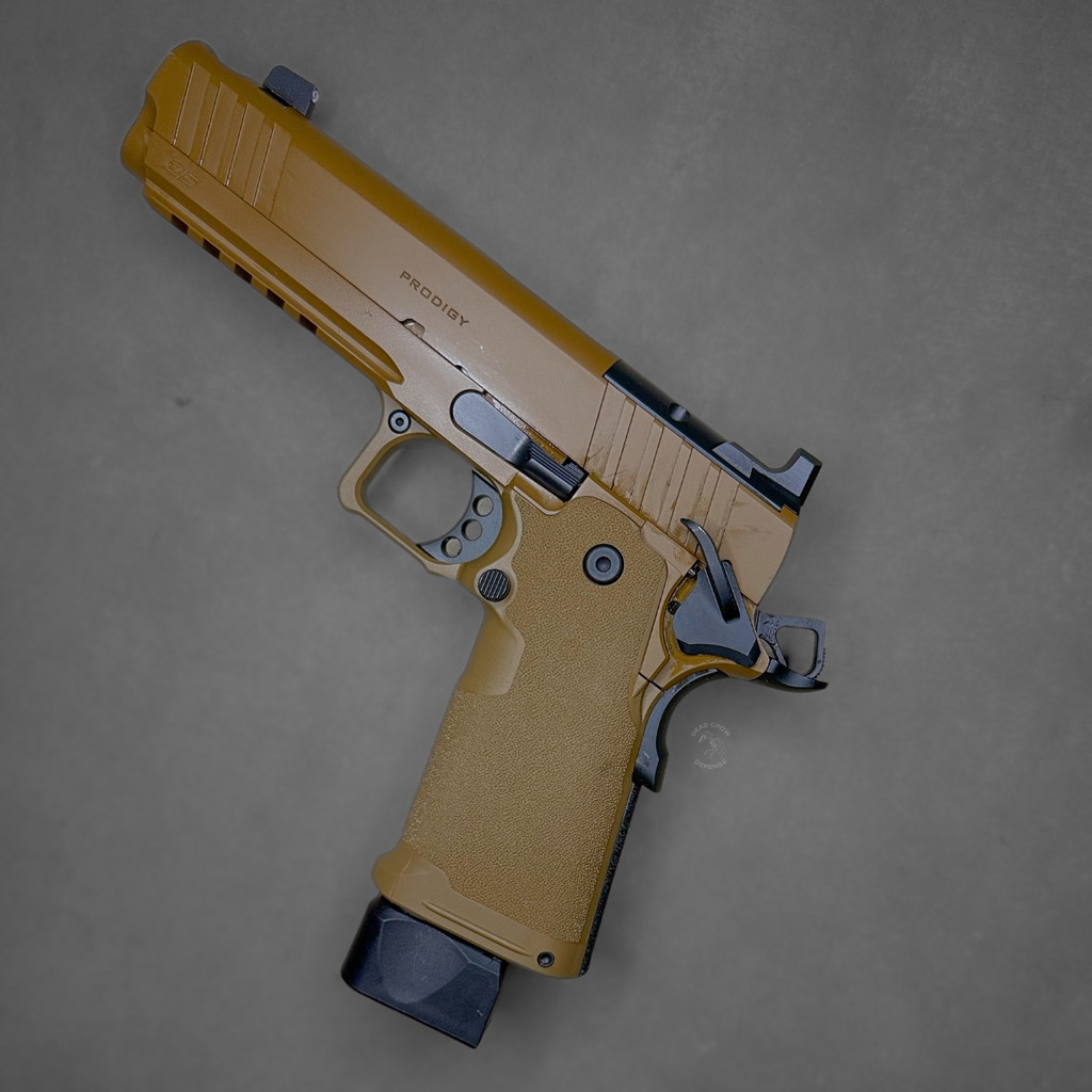 1911 DS Prodigy Comp 5" Full Size Handgun - Coyote Brown