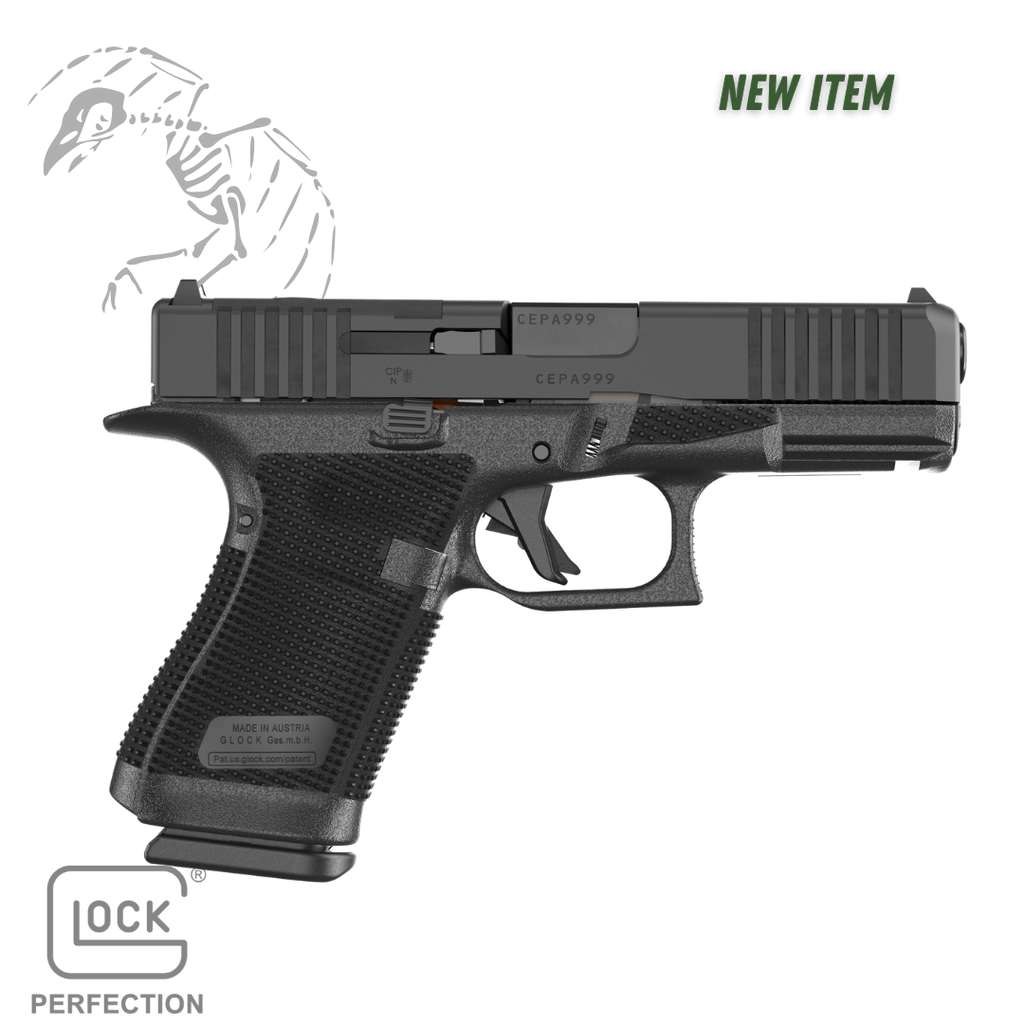 new Glock 19 g19 gen 6  in stock and ready to ship to your FFL! available today after high demand, the legendary Glock 19 has gotten an upgrade worth all the wait. GLOCK, 19 Gen 6, Semi-automatic, Striker Fired, Polymer Frame Pistol, Compact, 9MM, 4.02" Barrel, DLC Finish, Fixed Sights, Optics Ready System, 15 Rounds, 3 Magazines P61950203
UPC: 764503068256