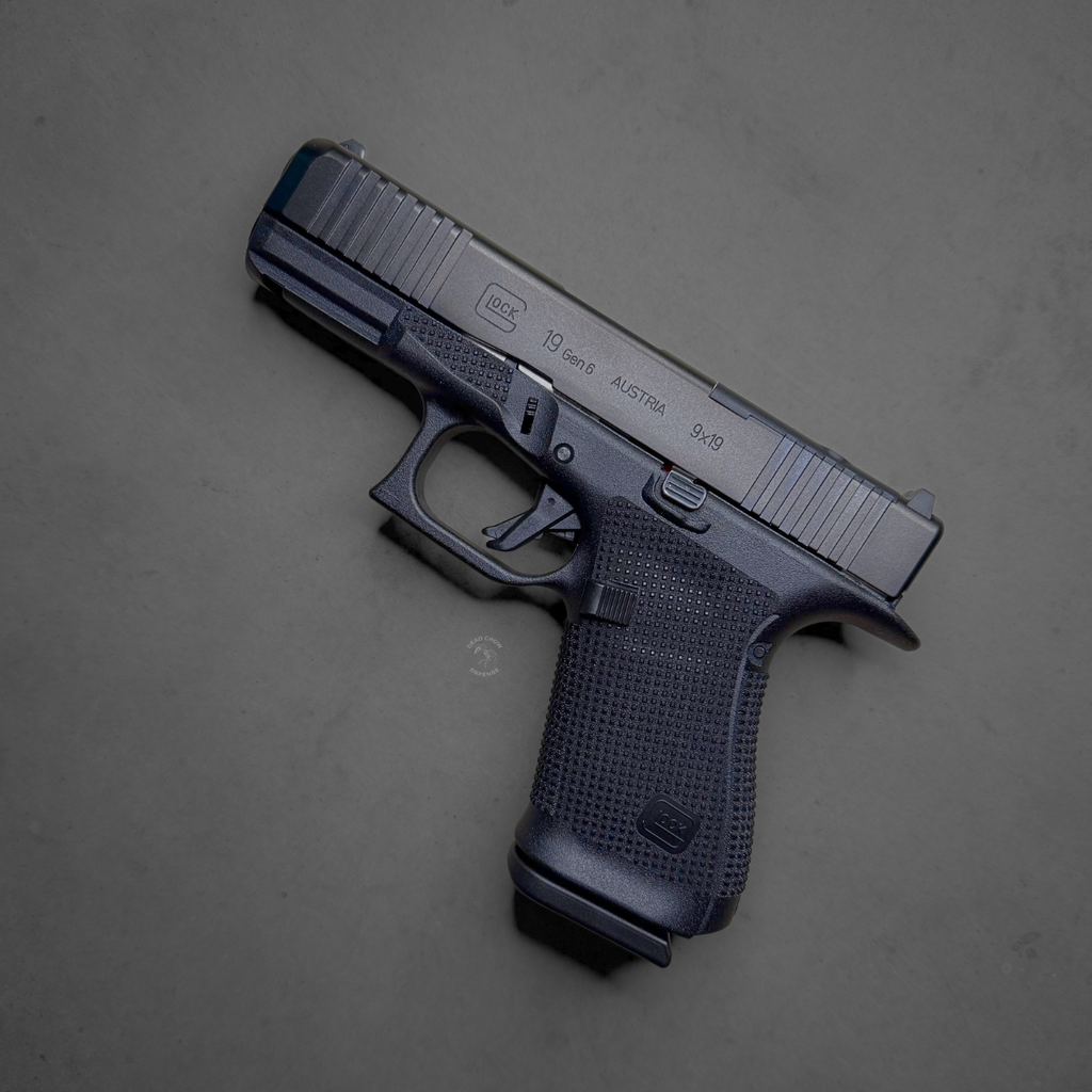 new Glock 19 g19 gen 6 in stock and ready to ship to your FFL! available today after high demand, the legendary Glock 19 has gotten an upgrade worth all the wait. GLOCK, 19 Gen 6, Semi-automatic, Striker Fired, Polymer Frame Pistol, Compact, 9MM, 4.02" Barrel, DLC Finish, Fixed Sights, Optics Ready System, 15 Rounds, 3 Magazines P61950203
UPC: 764503068256