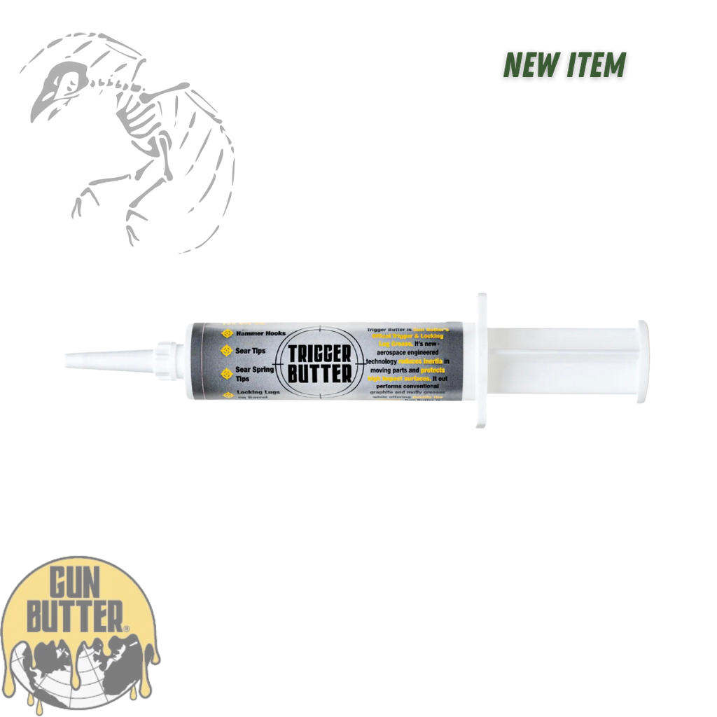 gun butter trigger butter premium trigger grease trusted by professionals since 2003. Gun Butter Grease introduces advanced technology that surpasses traditional graphite and molly greases, providing superior adhesion and numerous benefits. Proven overseas on Triple 7 Howitzer breach doors, M2A1s, Bradleys, Apache rotor bearings, and more. 790757777590