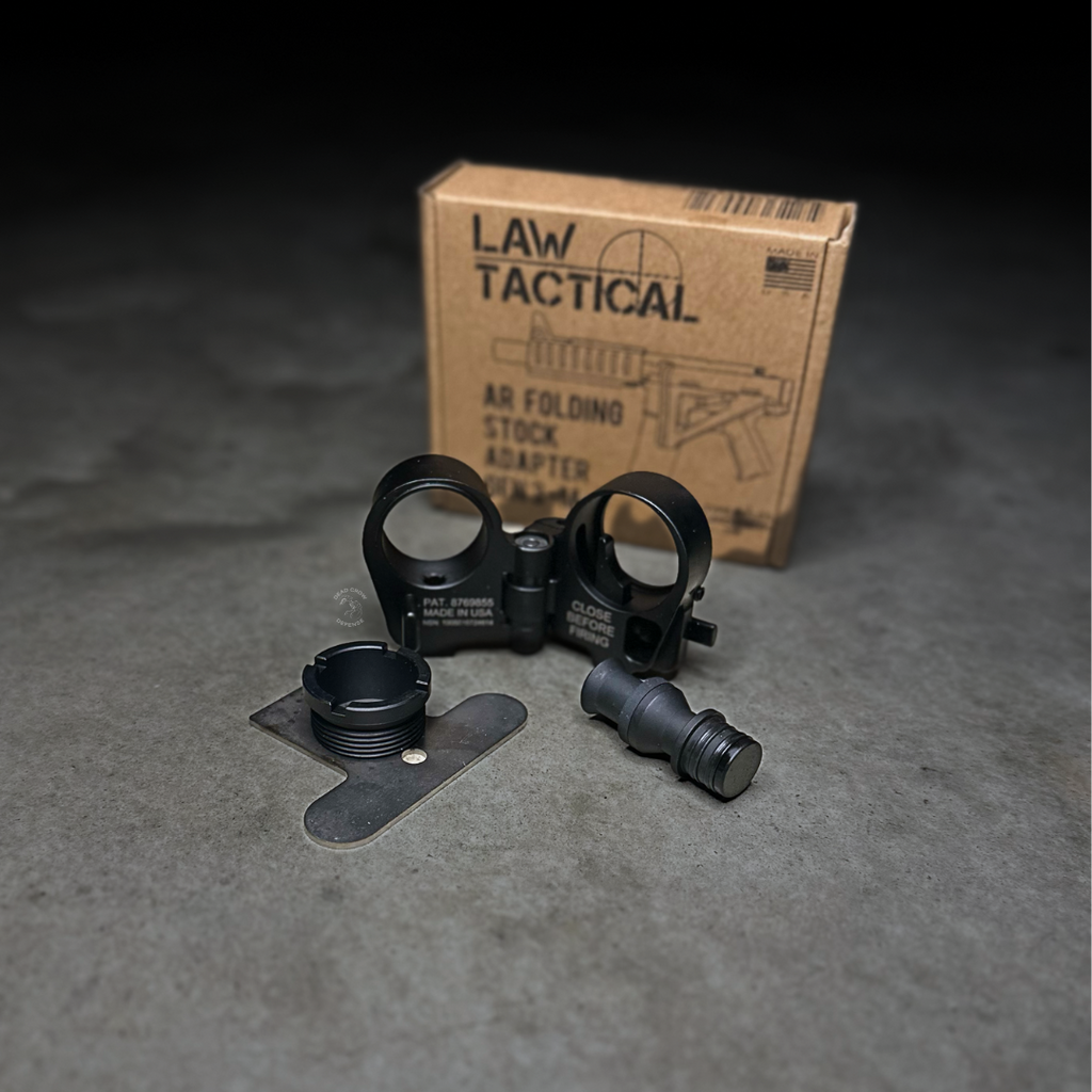 law tactical new Gen s folder folding stock adapter in stock available dead crow defense