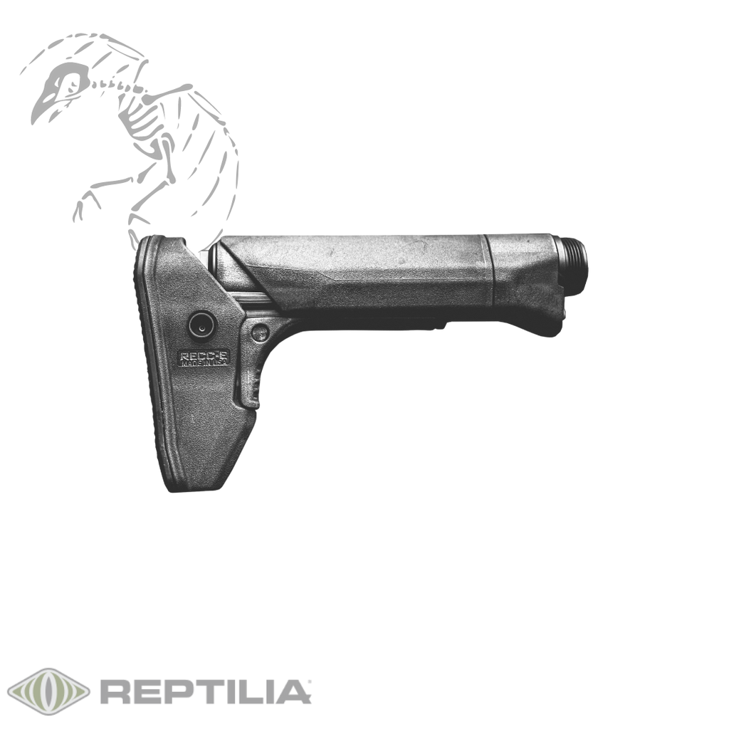 Reptilia, RECC-E, Stock, Fits AR Buffer Tube, Black, FDE, 100-141, 850022282676, 100-142, 850022282683