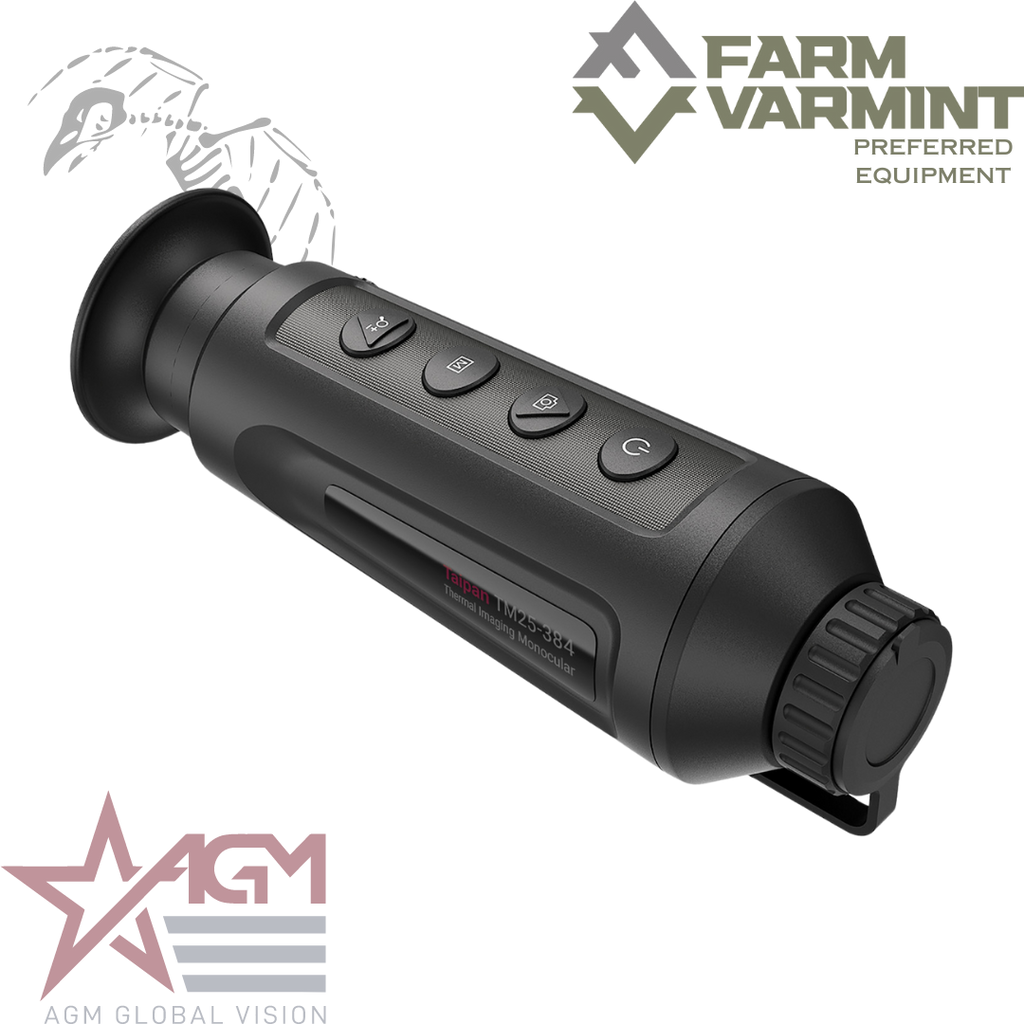 AGM Global Vision, Taipan TM10-256, Thermal Imaging Monocular, 12 Micron, 256x192 (25 Hz), Black, David, huff, farm, varmint Solutions