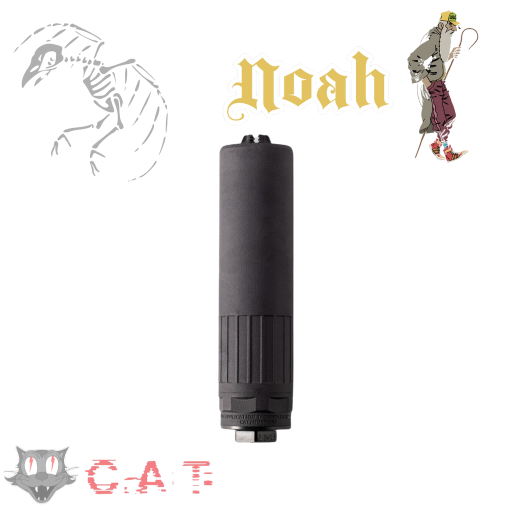 CAT NOAH Titanium QD 6MM Specters Cat, NOAH, QD, 6MM, Titanium Construction, DLC Finish, Black, Includes Spooky 1 Muzzle DeviceNOAHQDTi
UPC: 850059086193, NOAHHUBTi
UPC: 850059086186