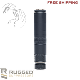 Rugged Suppressors Alaskan360 titanium rifle suppressor – multi-caliber suppressor rated from 5.56 to .338 Lapua, HUB compatible mount, lightweight hard-use design, AK360
UPC: 850044499007, in stock and available free shipping with dead crow defense, one suppressor for every gun
