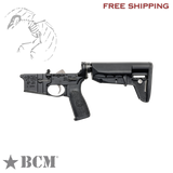 Bravo Company, Complete Lower Receiver, AR-15, Multi Caliber, Anodized Finish, Black, BCM MK2 Recoil Mitigation System, BCM SOPMOD 2 Widebody Stock, 7075 T6 Aluminum, Factory Cosmetic Blem, BCMLRG-RMS-STK-MOD-2-SPMD-BLK-COSMO
UPC: 812526024374