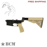 Bravo Company, Complete Lower Receiver, AR-15, Multi Caliber, Anodized Finish, Black, BCM MK2 Recoil Mitigation System, BCM SOPMOD 2 Widebody Stock, 7075 T6 Aluminum, Factory Cosmetic Blem, BCMLRG-RMS-STK-MOD-2-SPMD-BLK-COSMO
UPC: 812526024374