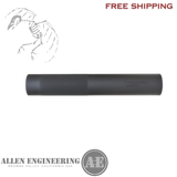 Allen Engineering AEM5 Ops INC MK12 suppressor OCM5 OCM6 556 Suppressor SPR DMR Rifle Silencer original OPS INC 12th Model 850081719106
SKU: AEM5 Black FDE