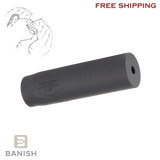 BANISH, Banish Backcountry, Suppressor, .30 Cal, 5.5" Length, 1.6" Diameter, Titanium Construction, Cerakote Finish, Black, HUB Compatible, Includes 5/8X24 Direct Thread Mount, 7.8oz Weight, 100000111316
UPC: 810171225658