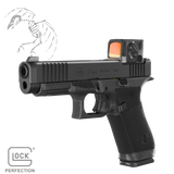GLOCK, 17 GEN 6 COA, Striker Fired, Semi-automatic, Polymer Frame Pistol, Full Size, 9MM, 4.49" Barrel, DLC Finish, Fixed Sights, Aimpoint COA Optic, 17 Rounds, 3 Magazines, P61750B03DC8A3
UPC: 764503068294, Dead Crow has the new Glock gen6 g17 full size handgun with he highly anticipated aimpoint COA optic factory installed in-stock and ready to ship FREE to your local FFL