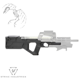 Strike Industries, SMC, Modular Chassis, Fits FN PS90, 6061 Aluminum, Black, SI-SMC-90-KIT-BK
UPC: 793811767988