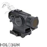 Holosun, HS515GM, 515GM, 515, Black, Anodized, Red, Circle, Multi, Reticle, HS515GM, 605930624717