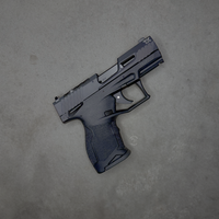 Taurus 1-TX22131 TX22C Compact Frame 22 LR 13+1 3.60" Matte Black Steel Threaded Barrel, Black Hard Coat Anodized Lightening Cut/Optic Ready/Serrated Slide, Black Polymer Frame w/Picatinny Rail, Black Polymer Grip, Manual Safety