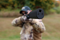 New YHM VICTRA‑12 Shotgun Suppressor – Modular 12ga Can with 6–12" Configurable Length, Choke Mount, 135 dB Rating, 2025 Release YHM-1200, 841812102816