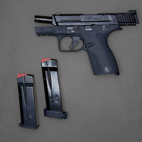New 2025 release – Smith & Wesson M&P9 Shield X 9mm pistol with optics-ready 3.6-inch slide, night sight, thumb safety, and high-capacity 13+1 and 15+1 magazines. Ideal for concealed carry. 14264
UPC: 022188900859, 14265
UPC: 022188901122 California compliant 10 rd restriction state, ca, wa, IL, MA, 14263
UPC: 022188900842
