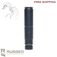 Rugged Suppressors Alaskan360 titanium rifle suppressor – multi-caliber suppressor rated from 5.56 to .338 Lapua, HUB compatible mount, lightweight hard-use design, AK360
UPC: 850044499007, in stock and available free shipping with dead crow defense, one suppressor for every gun