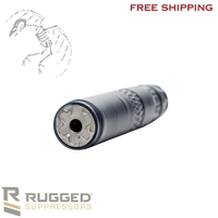 Rugged Suppressors Alaskan360 titanium rifle suppressor – multi-caliber suppressor rated from 5.56 to .338 Lapua, HUB compatible mount, lightweight hard-use design, AK360
UPC: 850044499007, in stock and available free shipping with dead crow defense, one suppressor for every gun